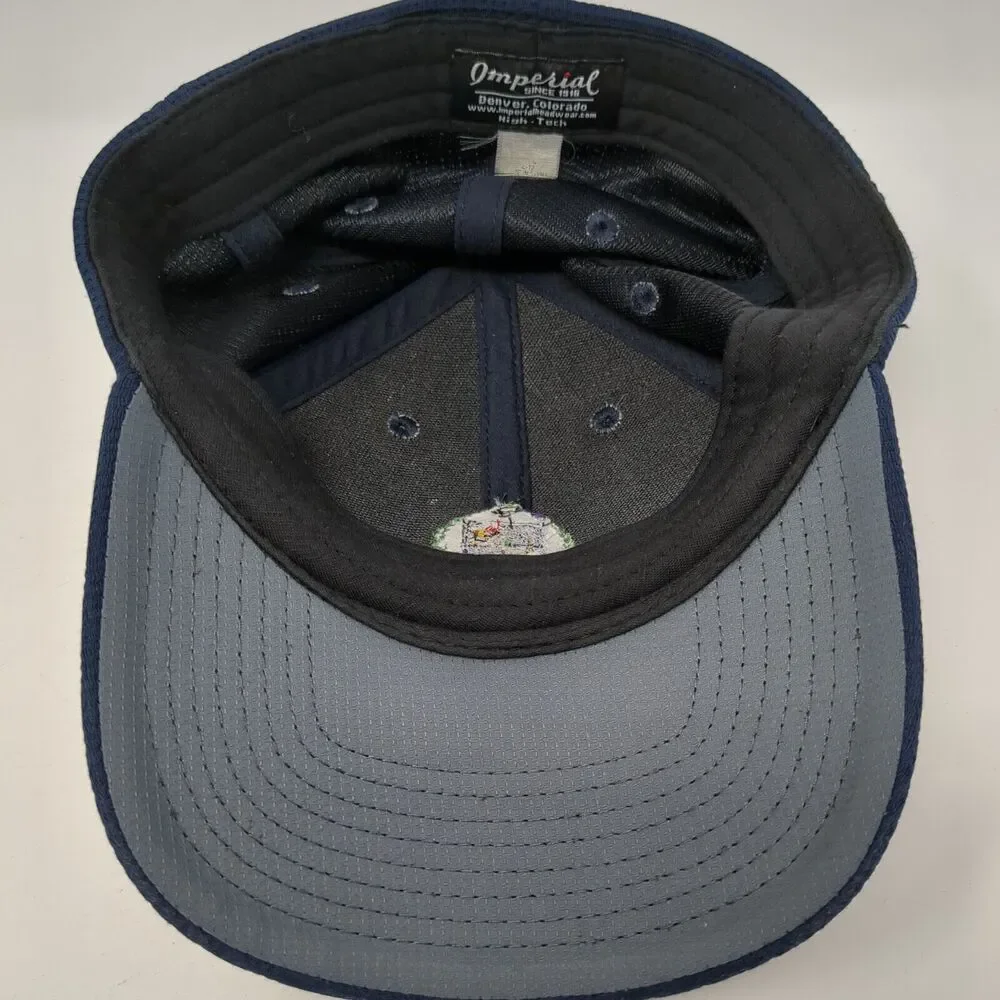 Lion Crest Tom Watson Fitted Hat Blue One Size Adjustable Embroidered Imperial